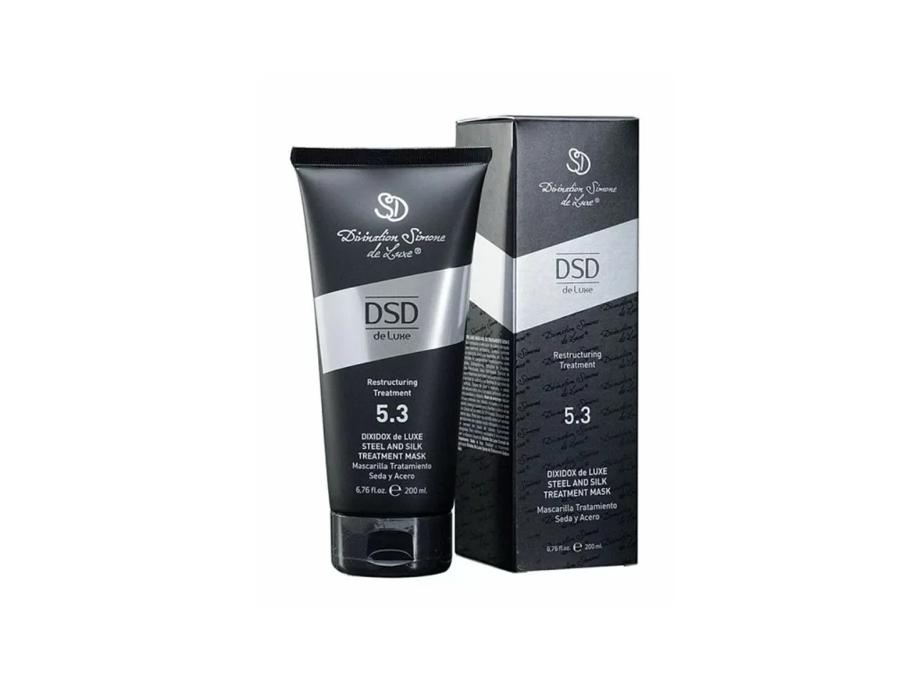 Восстанавливающая маска сталь и шелк Диксидокс Де Люкс №5.3 L