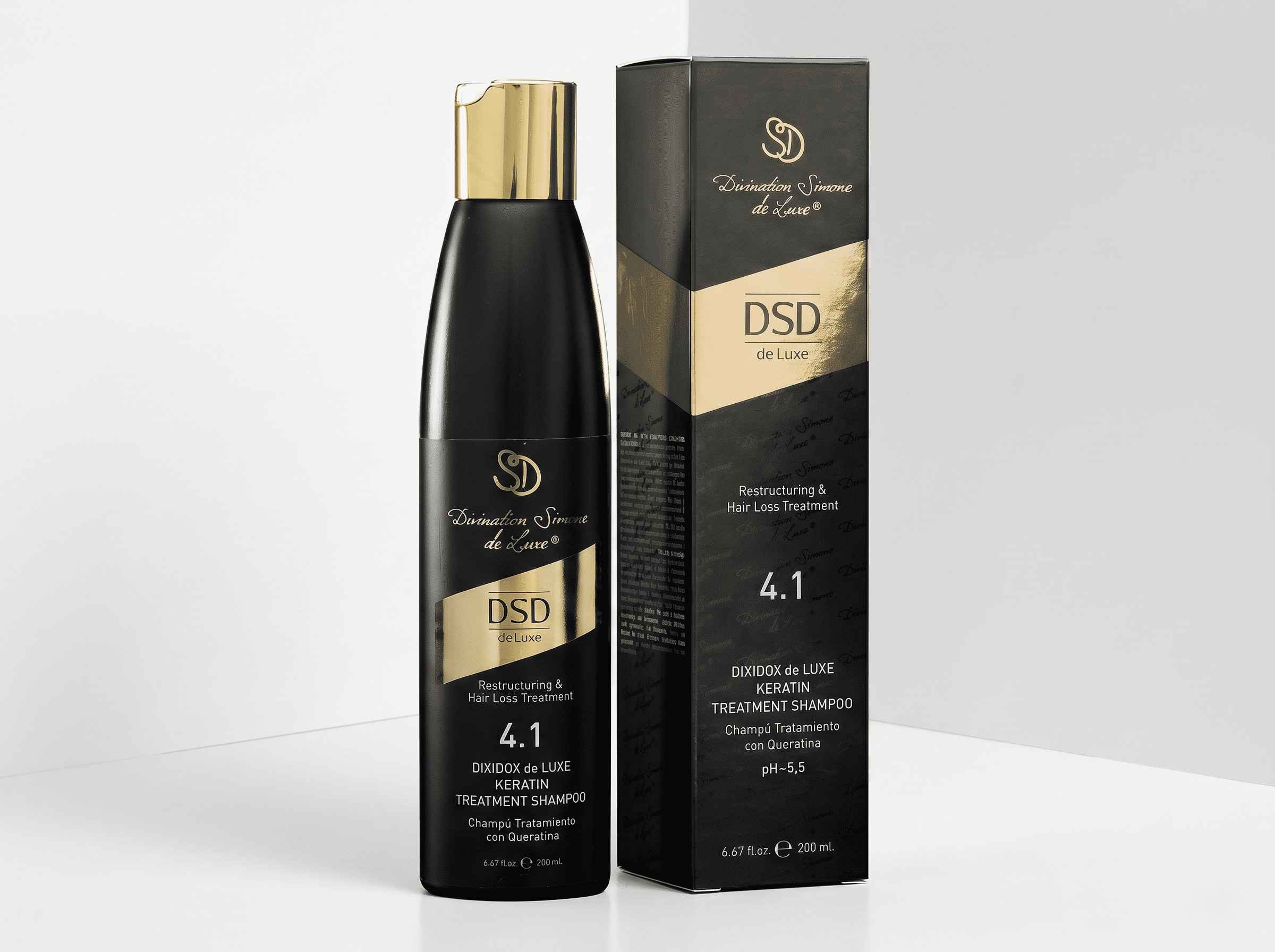 Восстанавливающий шампунь с кератином №4.1 - DSD de Luxe